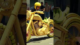 Banana 🍌 making a motorcycle 🏍️  Ai video making [upl. by Templa950]