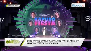 One North Central Luzon Ilang kapuso stars pinasaya ang fans sa Abrenian Kawayan Festival 2024 [upl. by Camarata]