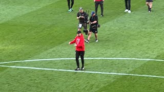 JURGEN KLOPP’S FINAL FIST PUMPS AT ANFIELD AS HE BIDS FAREWELL TO LIVERPOOL [upl. by Nivac]