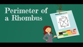 Perimeter of a RhombusMooMooMath [upl. by Dlabihcra426]