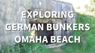 Exploring German Bunkers on Omaha Beach [upl. by Hasty]