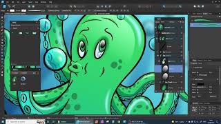 Affinity Designer Octopus  Part 1 [upl. by Leler]