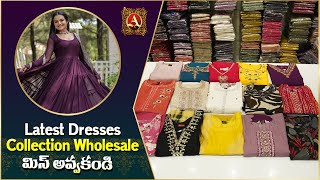 Latest Wholesale Dress amp Tops Collection at Arbaz Textiles Biggest Sarees Wholesaler in Hyderabad [upl. by Louls]