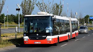 Zvuk jízdy autobusu SOR NB 18 Evč 6669 [upl. by Navis]