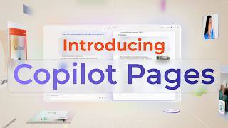 How do Copilot Pages work AI interactive canvas for collaboration  Microsoft Copilot update [upl. by Trager]