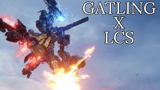 A SCARY GATLING TETRAPOD BUILD Armored Core 6 PVP Gatling Guns Attache LCS Patch 106 [upl. by Ahsieym898]