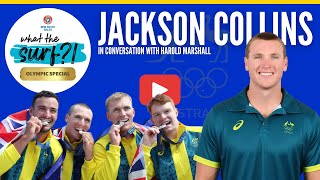 What the Surf Podcast  Olympic Special  Jackson Collins [upl. by Enert585]