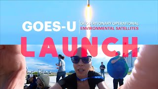 All The Thrills of Rocket Launch  NOOA GOESU at NASA aboard a SpaceX Falcon Heavy Rocket [upl. by Annovoj]