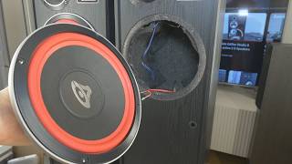 Cerwin Vega VE8 speaker disassembly  Whats Inside [upl. by Balsam]