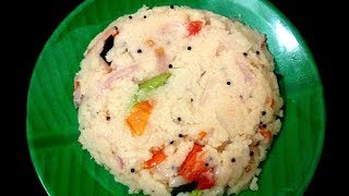 Rava Upma in Tamil  ரவா உப்புமா  South Indian Breakfast Recipe in Tamil [upl. by Hardy351]