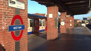 c2c and District Line trains at West Ham [upl. by Morganne]