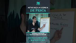 ❓🧾 Como SACAR la LICENCIA de PESCA en ESPAÑA 2023 Andalucía  Murcia Valencia  Cataluña [upl. by Eirelam]