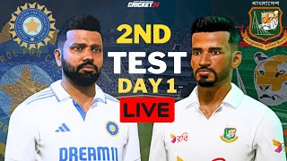 India vs Bangladesh 2024 2nd Test Match Day 1  Cricket 24 Live  Shree Gamerz [upl. by Meensat]