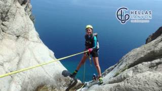 CANYONING IN SAMOTHRAKI ISLAND HELLAS CANYON [upl. by Hancock]