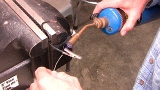 Soldering wires with gas [upl. by Scales695]