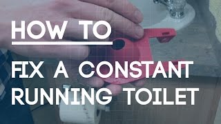 How to Fix a Running Toilet  3 Most Common Problems [upl. by Arten460]