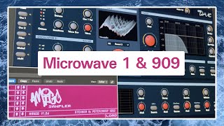 Microwave 1 VST  909  Boss BX800  Space Echo  Amigo Sampler [upl. by Roede]