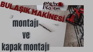 Ankastre bulaşık makinesi kapak montajı ve makine montajı nasıl yapılır [upl. by Hameean]