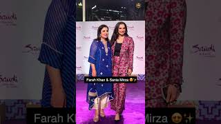 Farah Khan amp Sania Mirza Spotted At Arabia Event  Glamour amp Friendship Arabiaevent farahkhan [upl. by Karp]