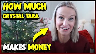 How Much Crystal Tara Makes Money On YouTube 2023 [upl. by Adnowal]