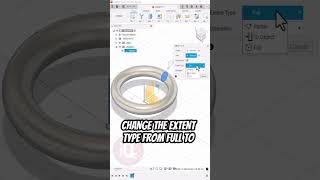 Fusion 360 Partial Revolve 3dprinting fusion360tutorial fusion360 [upl. by Behka534]