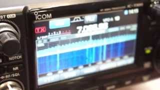 IC7300の実力！（ICOM） HAMFAIR2015特集その2（ハムフェア2015） [upl. by Lebbie552]