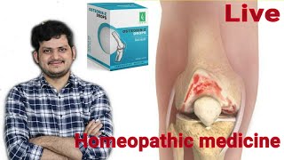 Osteoarthritis for Homeopathy  Sunday Live  Dr Kirti Vikram [upl. by Culosio]