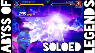 Abyss Medusa Solo with Sorcerer Supreme  Brilliant Counter [upl. by Remus]