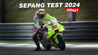 Day1  Sepang Test 2024  MotoGP 2024 [upl. by Cully]