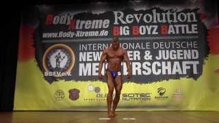 Michal Jasinski  Männer 80kg  German Newcomer Bodybuilding Championship 2015 [upl. by Zara]