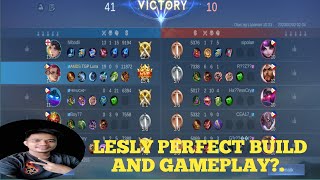 LESLY PERFECT BUILD AND GAMEPLAY NEW SEASON  JHAKEQTY 4EVER [upl. by Osher911]