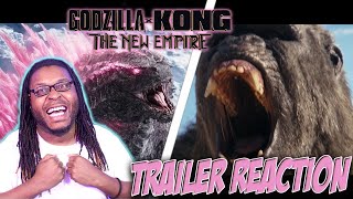 Godzilla x Kong  The New Empire Official Trailer REACTION [upl. by Ettenel]