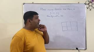 How to count square in Non symmetrical Figure  Square counting trick  Reasoning questions  part 2 [upl. by Dewitt]