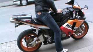 cbr600rr laser exhaust [upl. by Anwahsed]