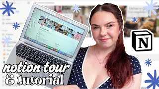 NOTION TOUR  TUTORIAL  easy notion tutorial for everyday use and nursing school [upl. by Themis]