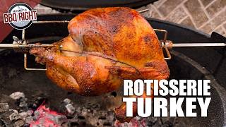 Rotisserie Turkey on the Grill [upl. by Ahselat]