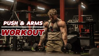 How I Lost 20kg Whats Next For Me Push  Arms Workout  Lewy Blackmore [upl. by Assehc]