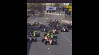 “SCARY F2 CRASH QT BAKU 2024” 🇦🇿🏎️⚔️😱 f1 f2 crash [upl. by Rochester]