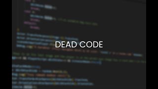 Dead Code [upl. by Cutlerr]