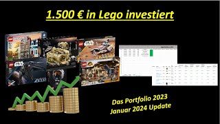 1500 € 2023 in Lego investiert I Wo stehen wir im Monat 1 nach End of Life der meisten Sets [upl. by Agnimod]