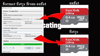 how to format file system exfat to format fat32 easy [upl. by Ihana698]