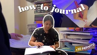 10 JOURNALING TIPS for beginners  how to start journaling for selfimprovement  30 PROMPTS [upl. by Dorris947]