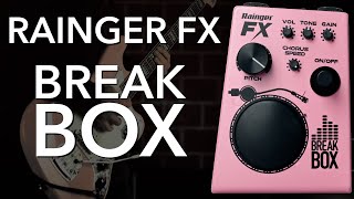 Rainger FX Break Box  Distortion Sustainer Scratch Effect Generator [upl. by Phillis]