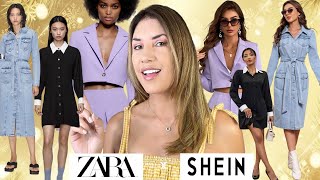 SHEIN x ZARA ROUPAS DA ZARA NA SHEIN PELA METADE DO PREÇO  ep 86 [upl. by Airdnaed]