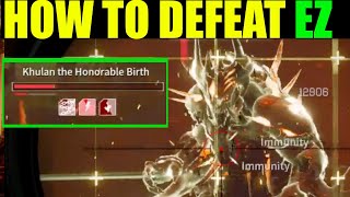 how to defeat khulan the honorable birth Boss guide  The first Descendant [upl. by Tamara]