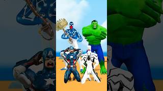 PoI pOi PoI pOi PoI pOi Po Pi ✨🔥 Spider man vs CaptainHulk  Marvel Animation spiderman shorts [upl. by Avera]