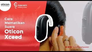 Cara mematikan suara oticon xceed ultra power [upl. by Anirbes]