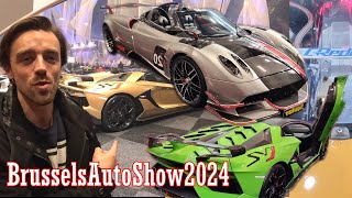 Brussels Auto Show 2024  Pagani Lamborghini Ferrari Fast and Furious [upl. by Hereld]