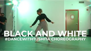 BLACK AND WHITE  Diljit Dosanjh  Bhangra Fusion  DANCEWITHTUSHITA Choreography [upl. by Teplica]