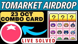 tomarket combo today  tomarket combo code today  tomarket  livefeed shortsfeed livestream [upl. by Aenyl]